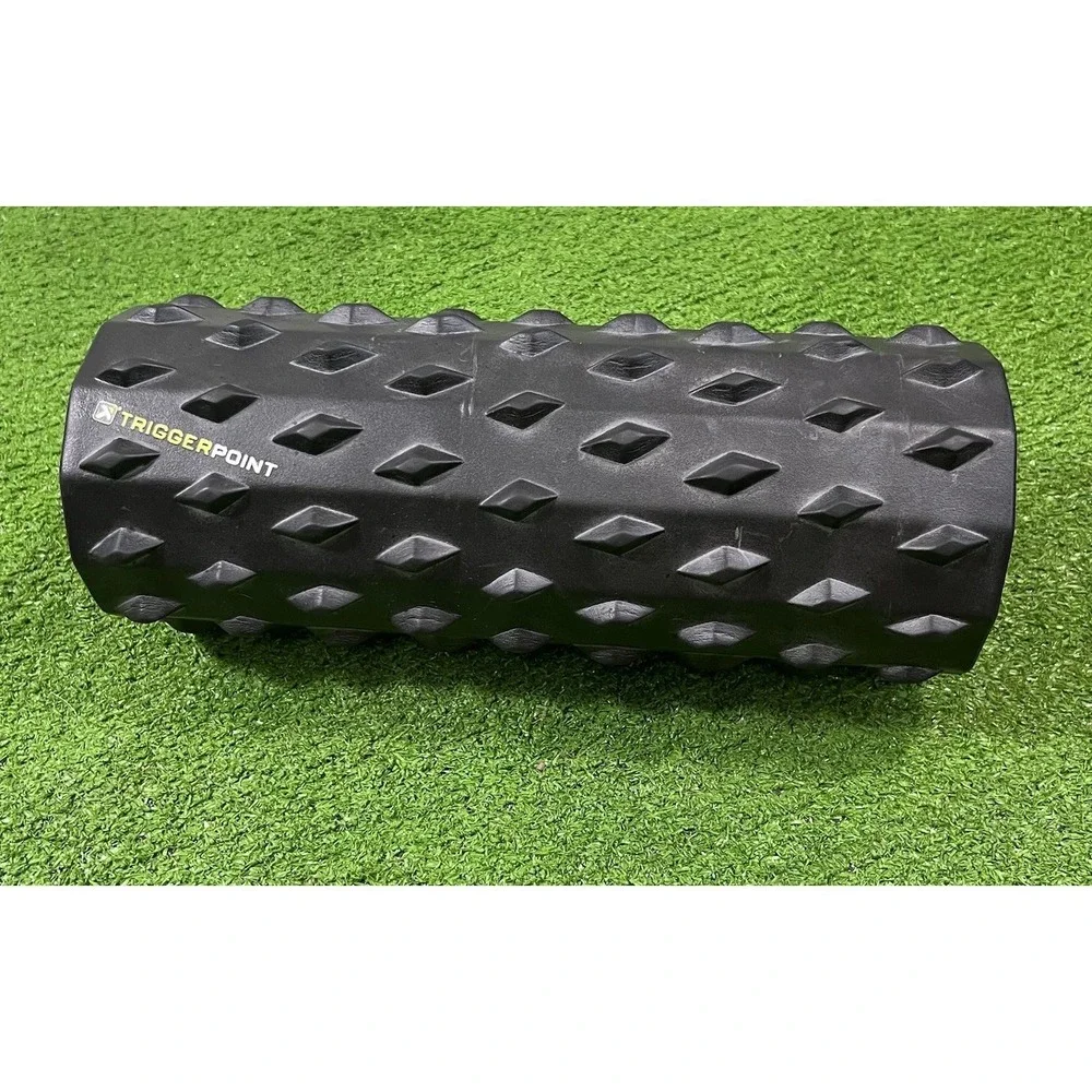 Trigger Point Performance Carbon Deep Tissue Foam Roller Black Red EUC